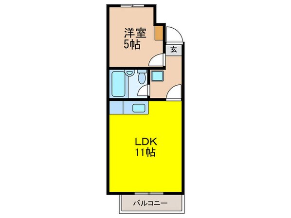 グリーンライフ西宿の物件間取画像